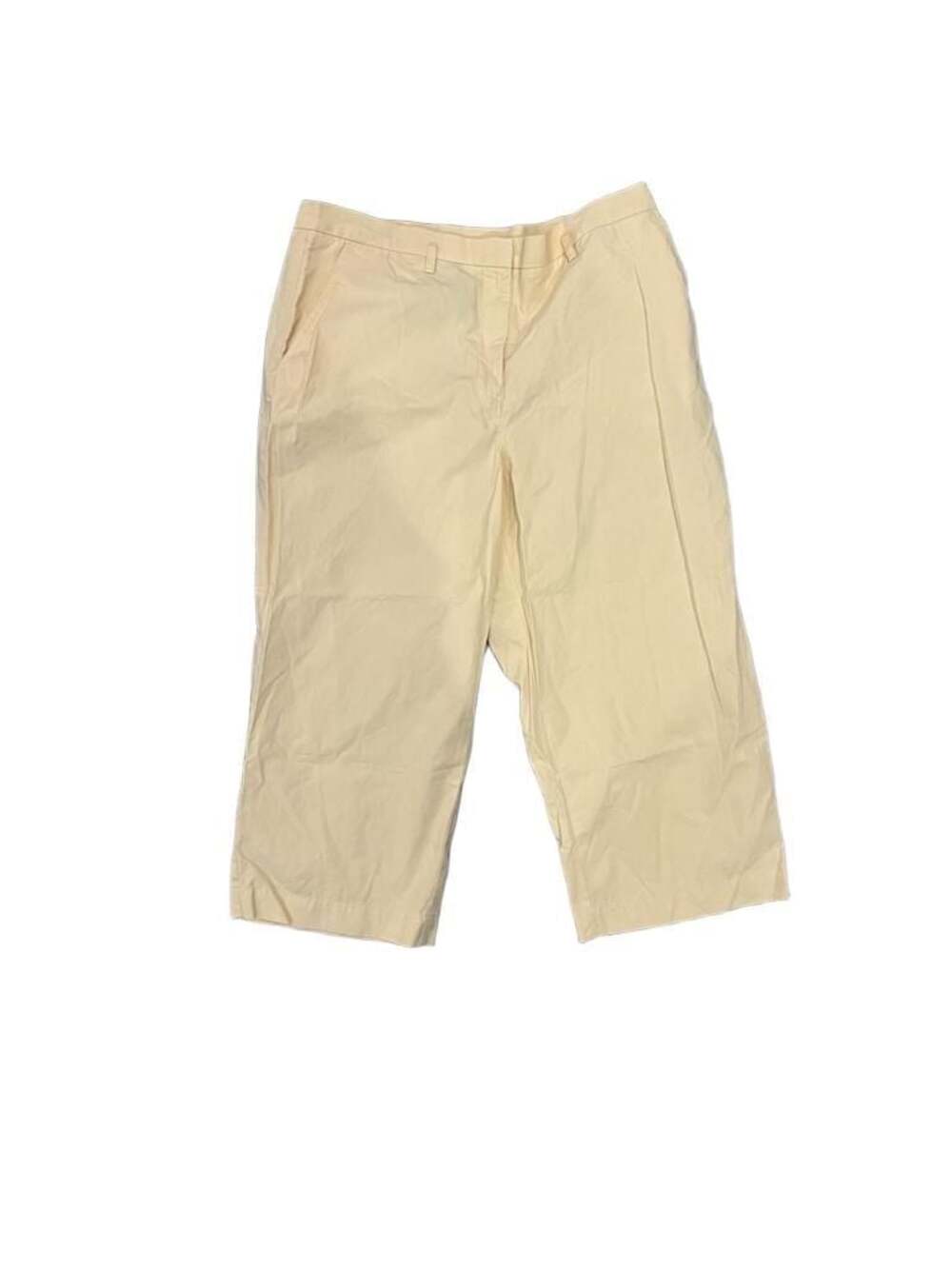 Lauren Ralph Lauren Women's butter Yellow Cotton Pants Size 14